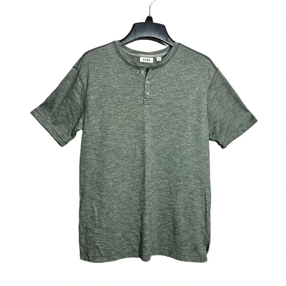 Rowm Green Shortsleeve Tshirt Size Medium